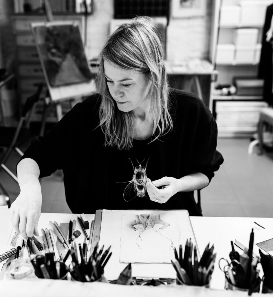 Lisa Gingles at the studio