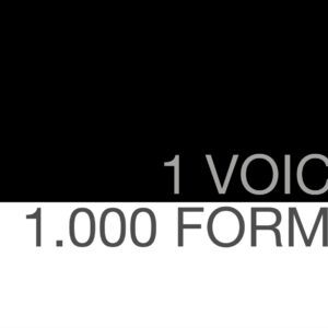 COVER 1 VOICE, 1000 FORMS