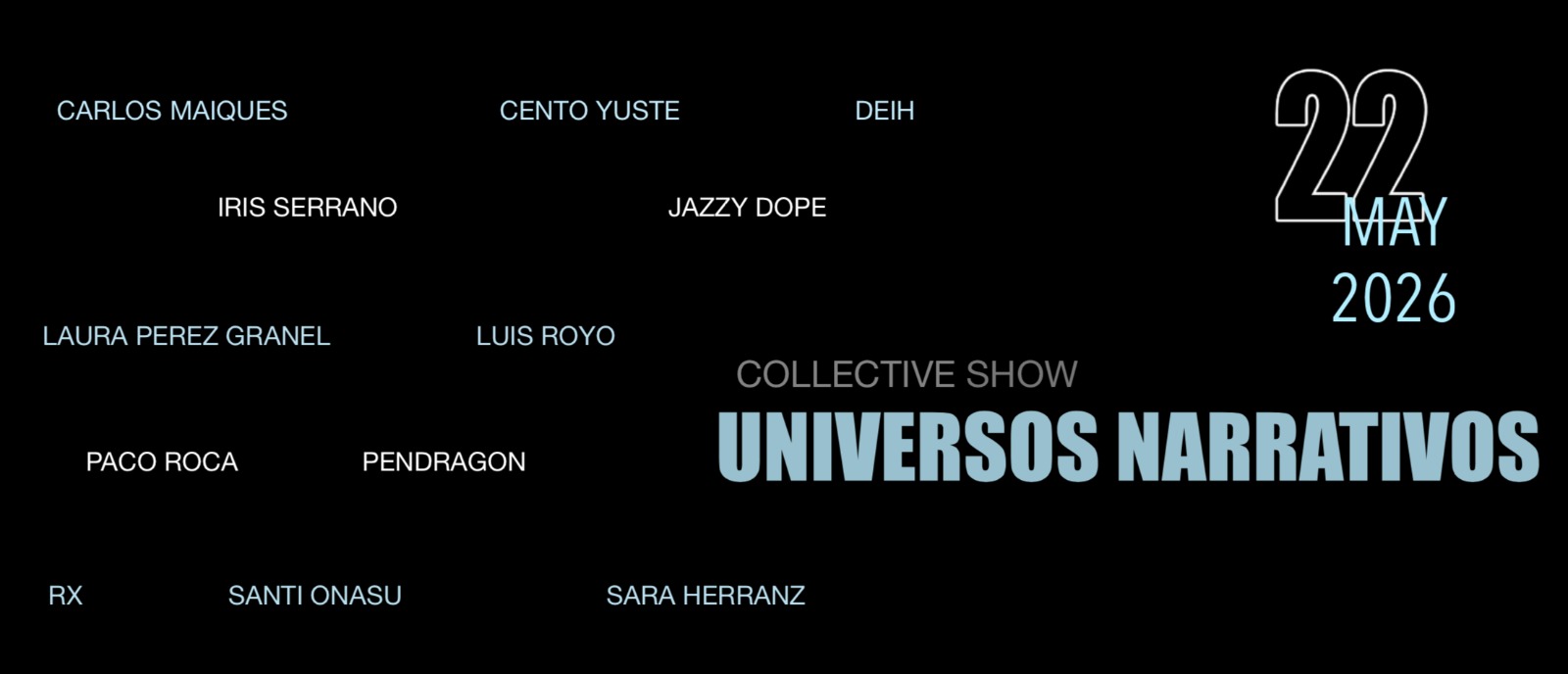 Slider nombre Universos Narrativos
